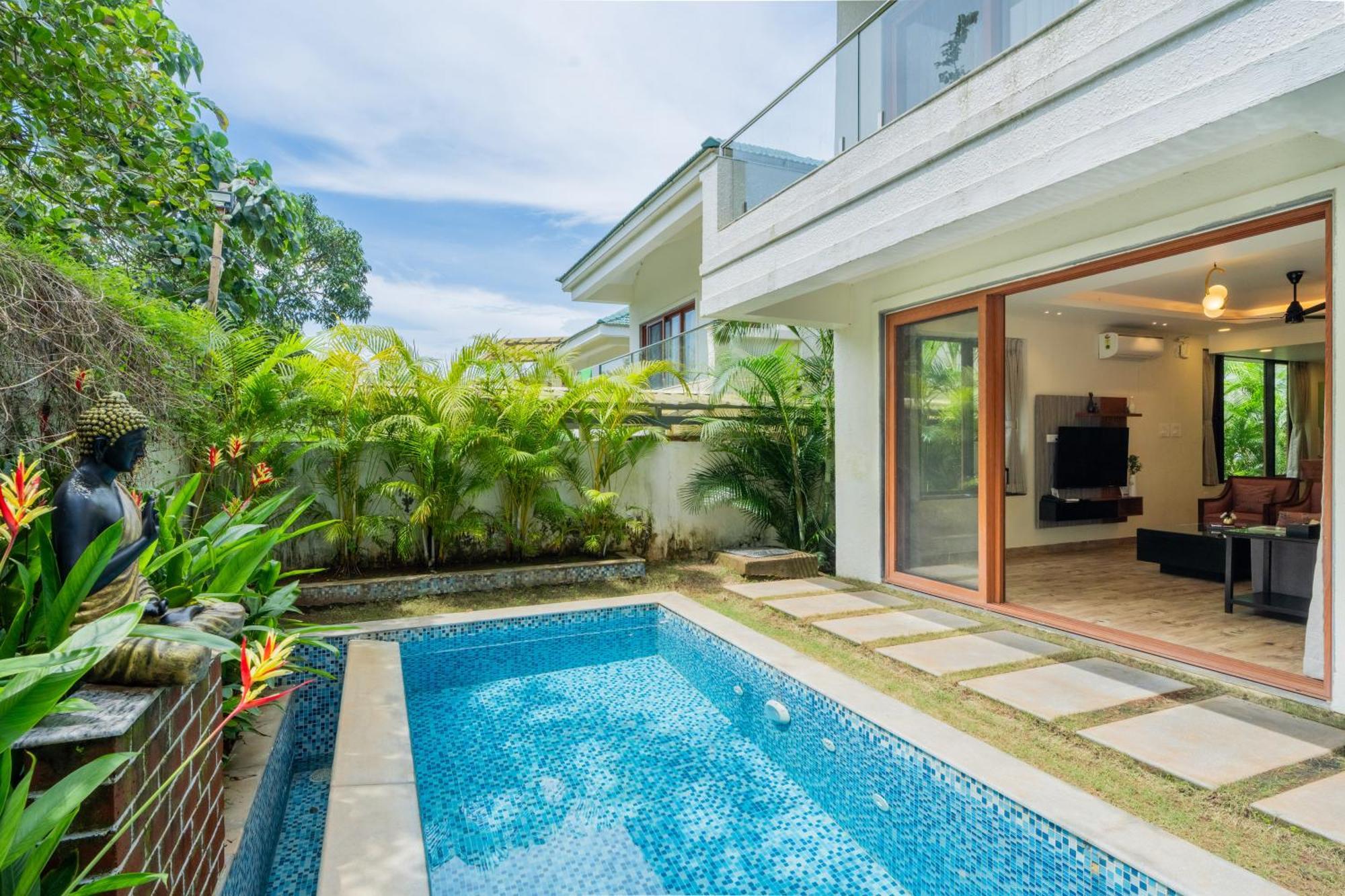 Elivaas 3 Bhk Pvt Pool & Bar - Villa Valerie Oxel Buitenkant foto