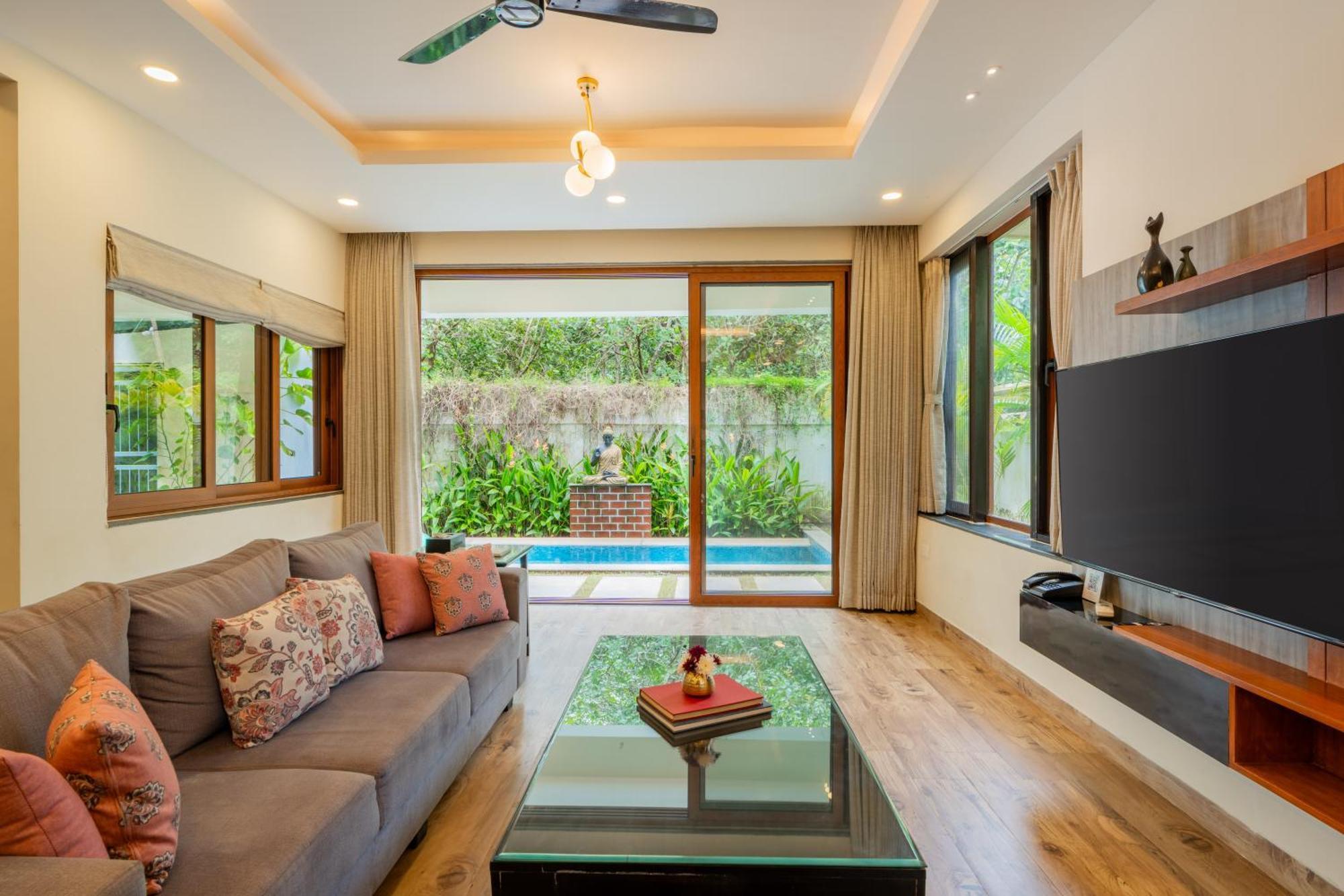 Elivaas 3 Bhk Pvt Pool & Bar - Villa Valerie Oxel Buitenkant foto